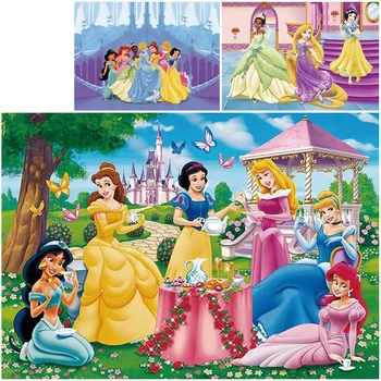 

Carton All Princess Birthday Party Princess Family Baby Things Photo Call Backdrop Background for Photo Studio Photozone