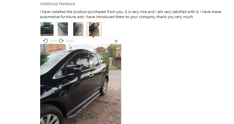 Реальная нагрузка король сторона шаг боковой бар бег доска для Mazda CX-7 2007-. Настоящее утолщение, реальная загрузка 400 кг, очень надежное качество