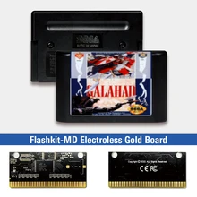 Legend of galaxy مجموعة فلاش لألعاب الفيديو ، ملصقات أمريكية ، MD ، بدون طلاء ، بطاقة PCB ذهبية لـ Sega Genesis ، Megadrive ، وحدة تحكم ألعاب الفيديو
