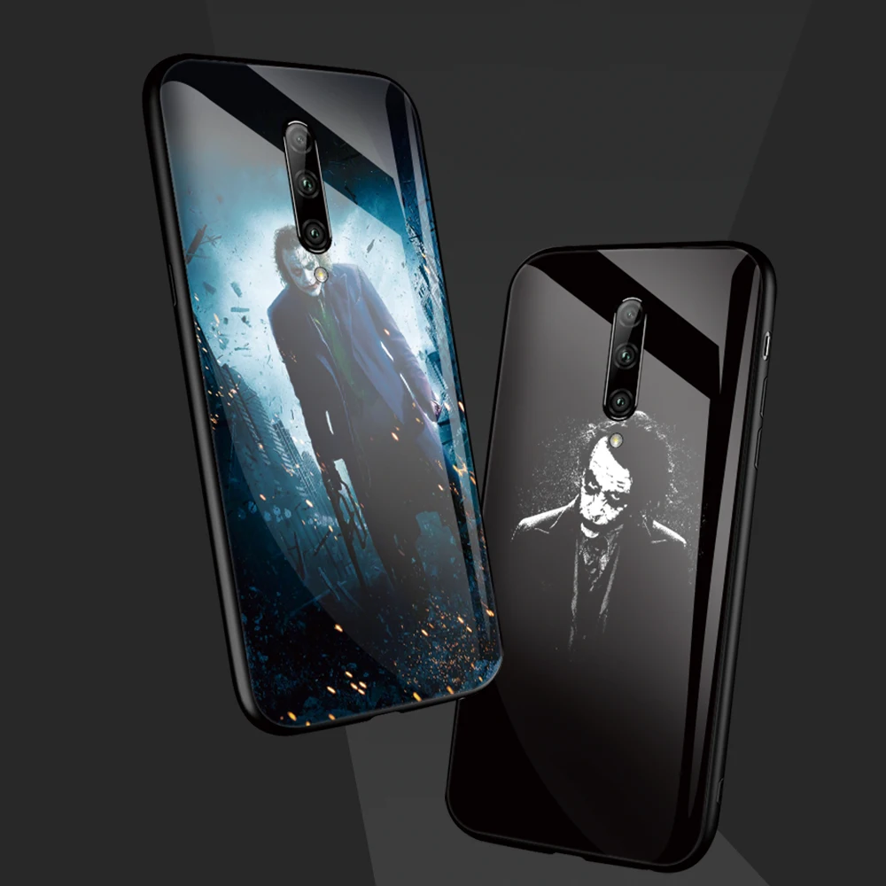 Для One Plus 7T pro Joker чехол для телефона из закаленного стекла Жесткий Чехол для One Plus 7T One Plus 6 1+ 5T DIY стеклянный чехол
