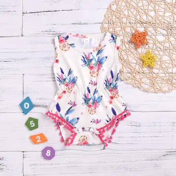 

Adorable Newborn Infant Baby Girls Clothes Floral Sleeveless Romper Jumpsuit One Piece Sunsuit Clothes Outfits 0-2Y