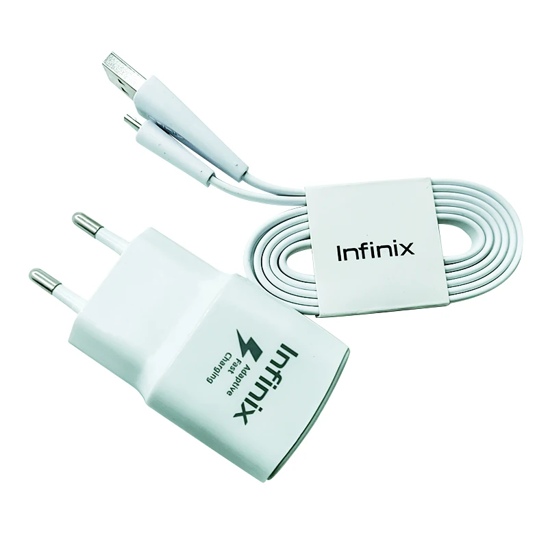 Для зарядного устройства Infinix 9V 1.8A адаптер питания Micro USB кабель Быстрая зарядка