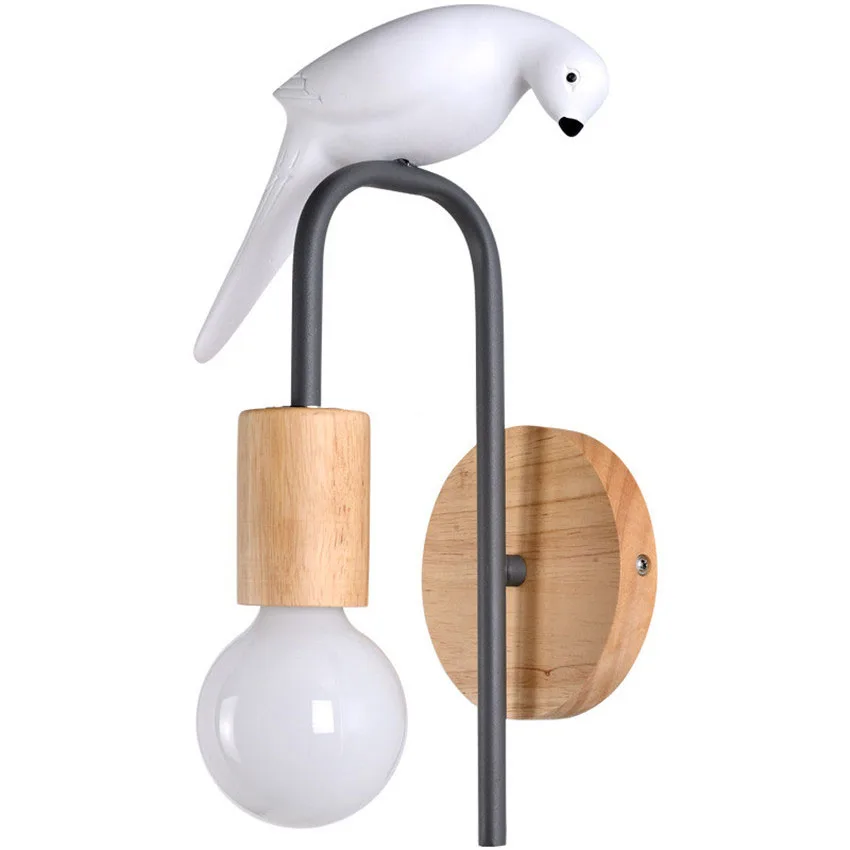 Скандинавская птица светодиодный настенный светильник s прикроватная лампа для спальни бра светильник ing светильник для гостиной домашний Декор настенный светильник