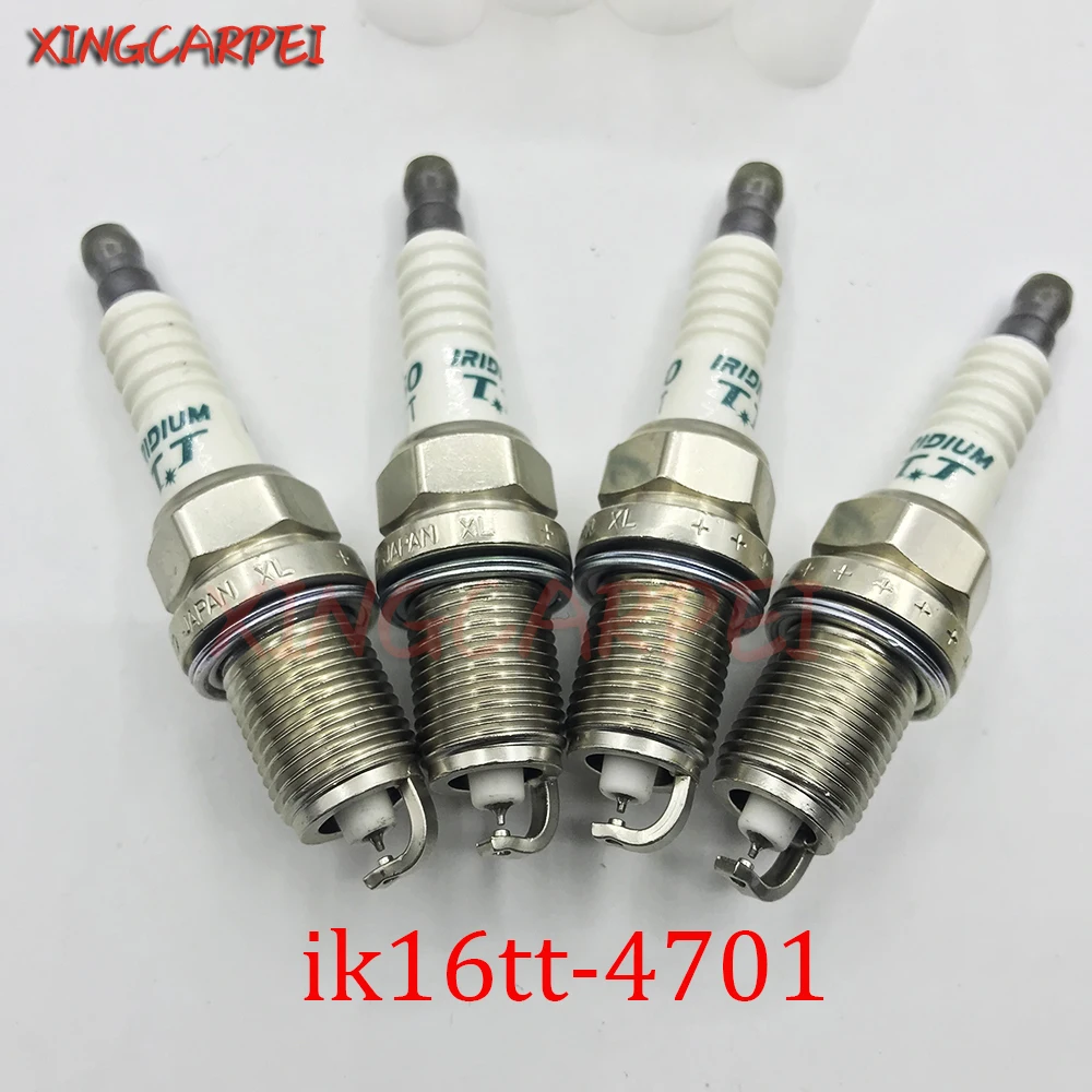 Высокое качество 4 шт. двойной иридуим Свеча зажигания ik16tt 4701 ik20tt 4702 для Toyota Audi Mazda Honda Acura Ford