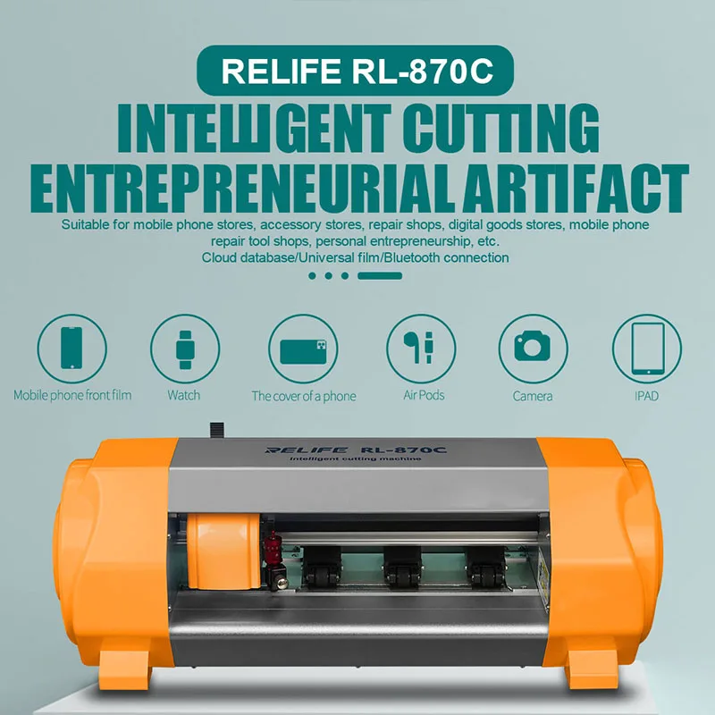 £47.06 Relife Rl 870c Intelligent Screen Protection Cutter Hydrogel Film Cutting Machine