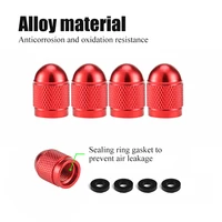 AUTCOAT Universal Car Wheel Tire Valve Stem Caps Aluminum for Bike Car Trucks Motorbike Bicycle Tyre Valve Dust Covers 3