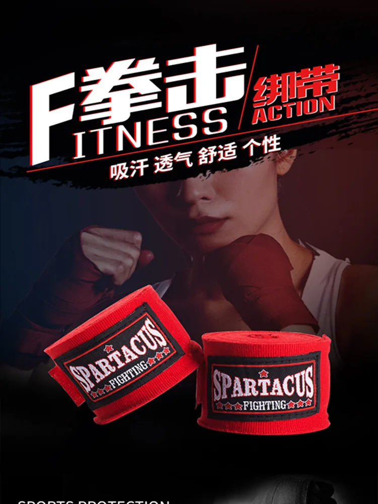Эластичный Бандаж боксерский 5 м Muay Thai Sanda боксерские Обёрточная бумага удар с детьми 3 м ремешок боксерские тренажеры для любителей боксерский бандаж