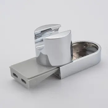 

2 Pcs Shower Head Holder Hanging Sprayer Bracket Adjustable Stand Plastic Movable Clamp Bathroom Household Accessories