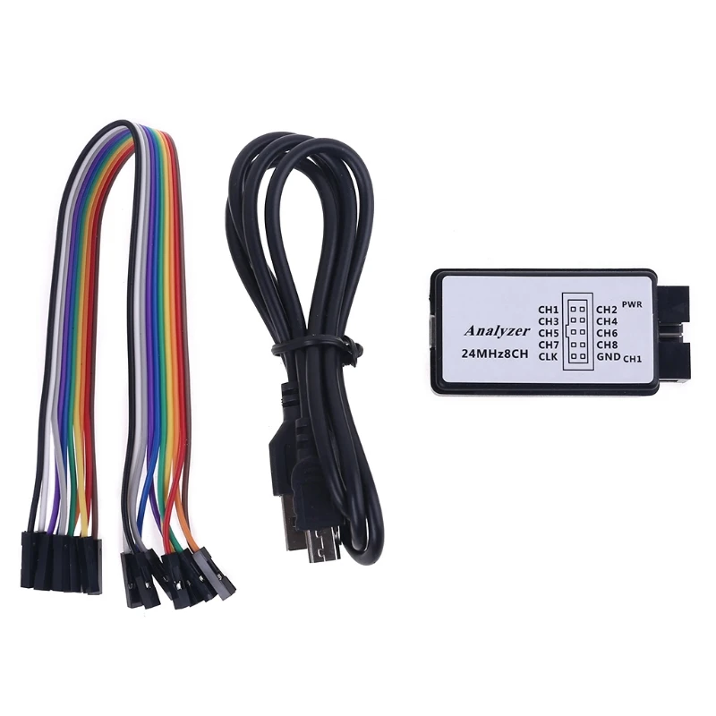 Compatible With Logic Analyzer USB Cable 24M 8CH 24MHz 8Channel ARM FPGA MCU 