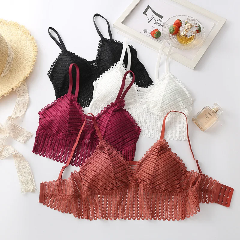 Женский бюстгальтер французский кружевной нижнее белье для девушек с