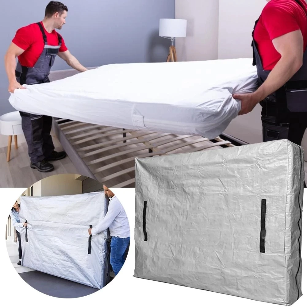Mattress Bags Waterproof Zippered Mattress Cover for Moving Storage Furniture 7 Size
