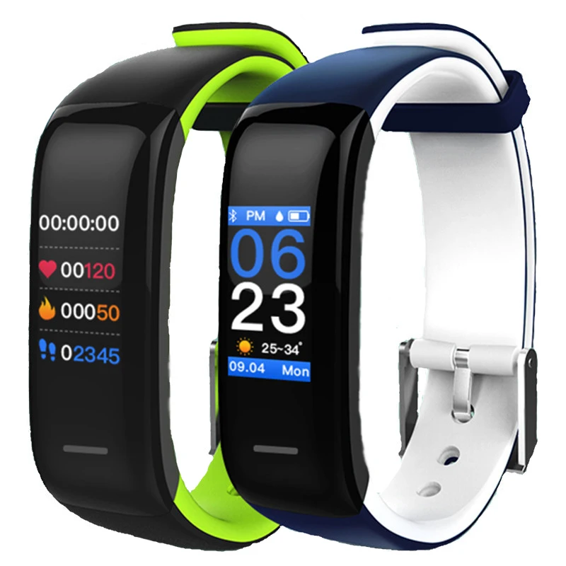 

P1 Smart wristband Bluetooth Blood pressure Heart rate Monitor Smart Bracelet Activity Tracker Wristband for IOS Android Phone