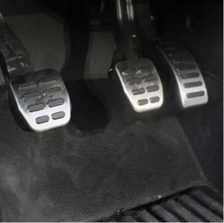 Педаль газового тормоза из нержавеющей стали MT/AT для сиденья Ibiza 6K 6L 6J Skoda Fabia VW Polo 9N 6R Bora Golf MK4 IV