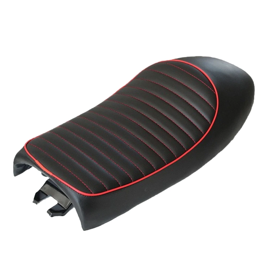 Flat Brat Universal Cafe Racer Seat - Vintage Saddle, Motorcycle Seat Cushion for Honda,Yamaha, Suzuki, Kawasak