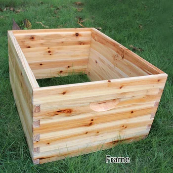 

Beekeeping Tool Wooden Beehive Bee Hive Honey Flow Hive with 7 PCS flow Frames honey extractor home decoration accessories