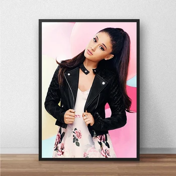 Ariana Grande Singer Artwork Printed on Canvas 1