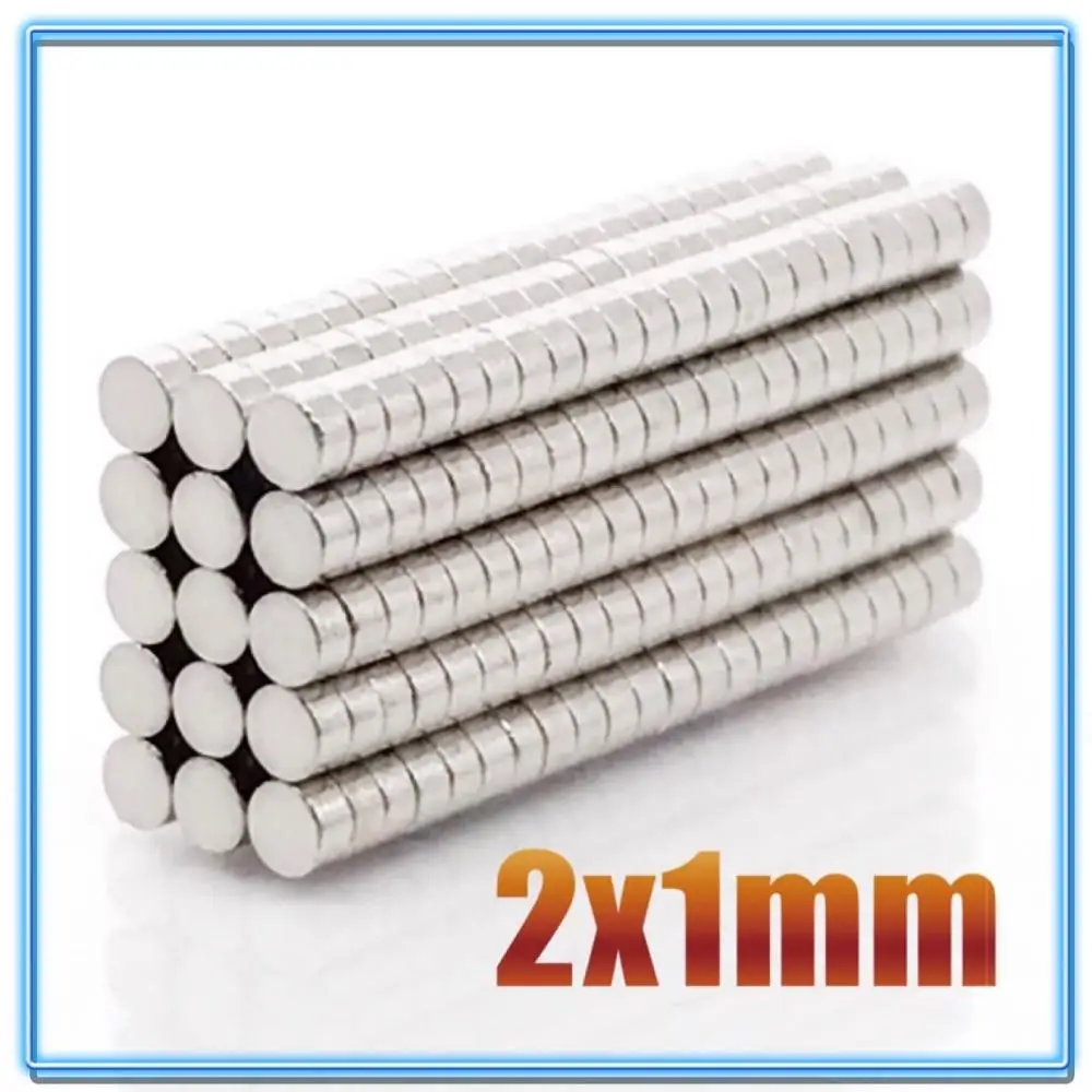 Neodymium Magnets N35 Round Magnet 1x1 2x1 2x2 mm Permanent NdFeB Super Strong Powerful Magnets