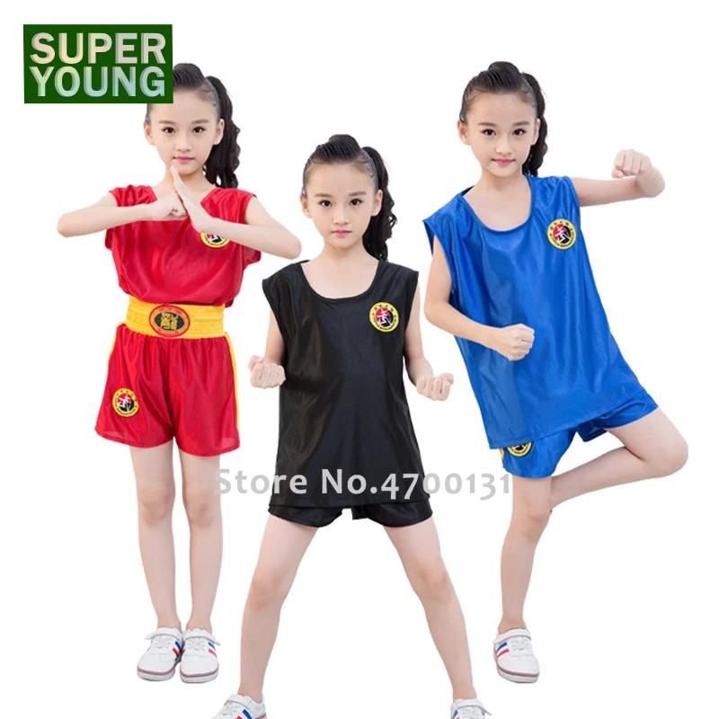 Детские рубашки для ММА кикбоксинга мужчин и женщин с тигром Муай Тай шорты