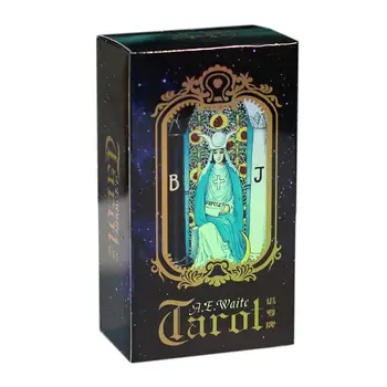 

1Set Oracle Guidance Tarot Cards Colorful Glittering Tarot Deck Cards Party Play