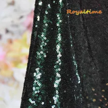 Royaltime Shimmer темно-зеленая ткань с блестками на 0,5 ярд двусторонний стрейч вышитая сетка африканская кружевная ткань для платья шитья