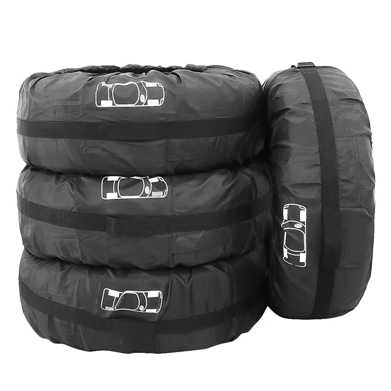 

Car Tire Cover Tire Bag Spare Tire Cover Dustproof Sun Protection Car Tire Cover Set of 4