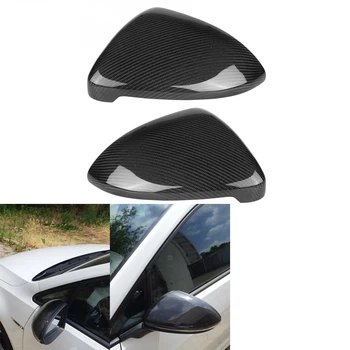 

New 1 Pair Carbon Fiber Car Rearview Mirror Cover Direct-Replace for VW Golf MK7 GTIR 2013-2018 Automobile Mirror Cover
