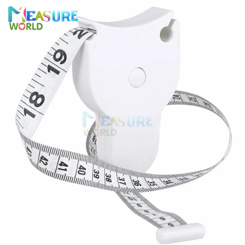 1pcs Fitness Accurate Caliper Measuring Tape Body Fat Weight Loss Measure Retractable Fitness Equipment ruler Accessories tape measure,measuring tape,measuring ruler