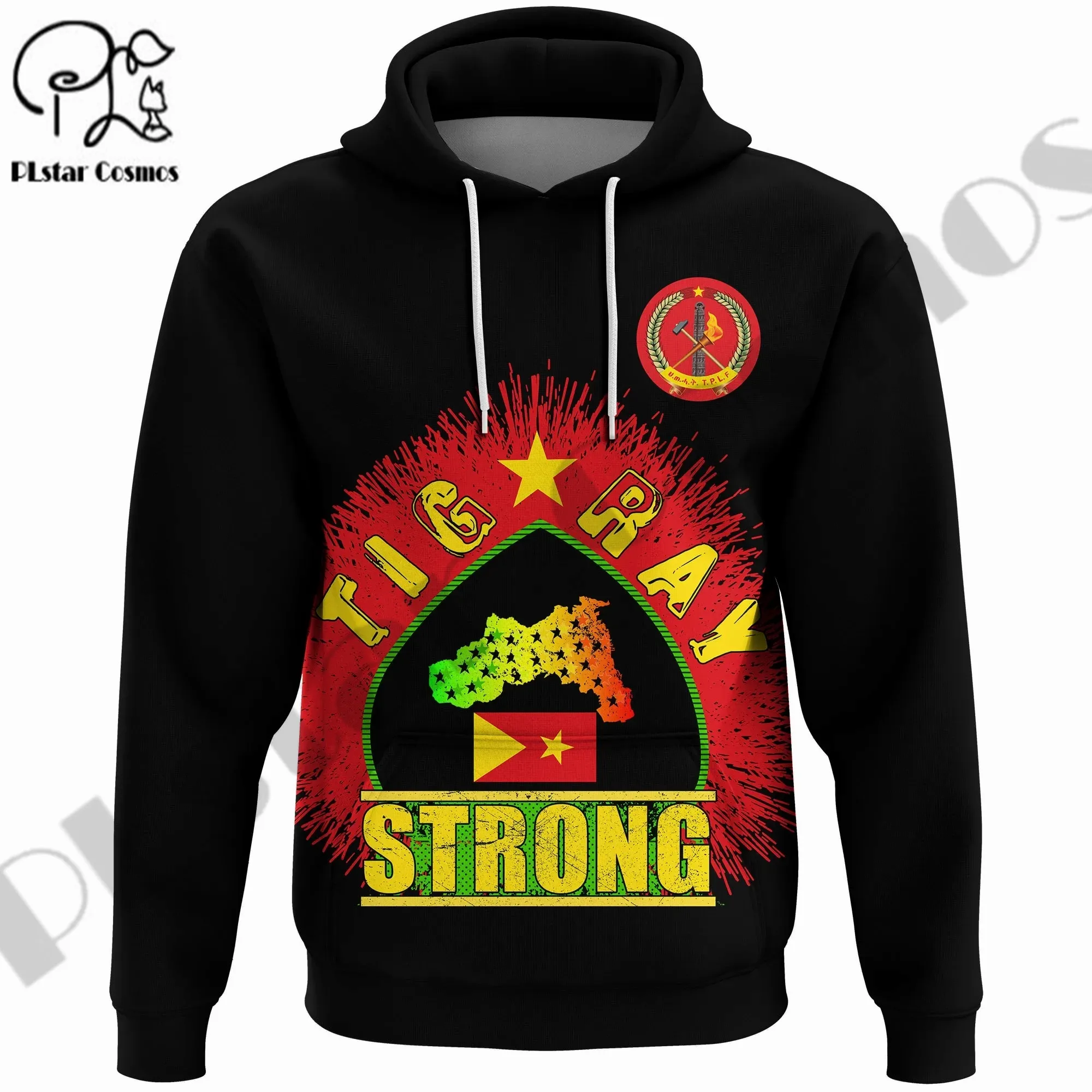 

PLstar Cosmos 3DPrint Newest Tigray Country Flag Unique Unisex Men/Women Hrajuku Casual Streetwear Hoodies/Zip/Sweatshirt A-6