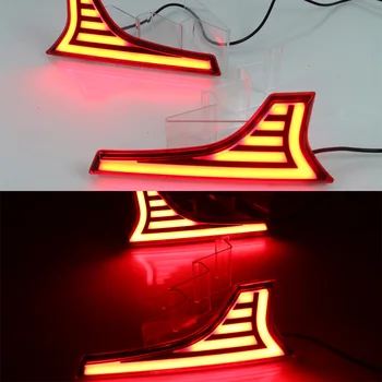 

CSCSNL 1 Pair Car LED Rear Bumper Reflector Light Tail Brake Light for SCROSS VITARA 2015 2016 SX4 for Suzuki Ertiga 2012-2017
