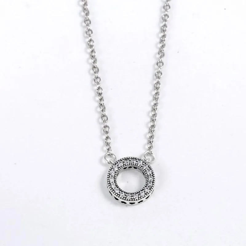 925 пробы Серебряное Древо жизни подвеска ожерелья с женскими модными ювелирными изделиями подарок для девочки на день рождения - Окраска металла: 4