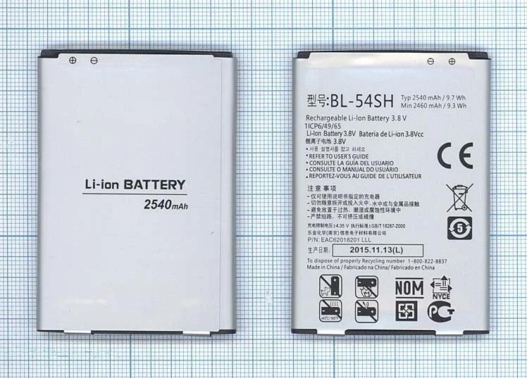 Batteria bl 54sh per telefono LG Max x155, LG Magna h502 LG G4C h522y, LG  L90 D410 LG L80 D80|Batterie per cellulare| - AliExpress