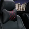 Appui-tête universel en cuir Pu, siège de voiture, Double face, oreiller à mémoire de forme, coussin de protection, accessoires de voyage ► Photo 2/6