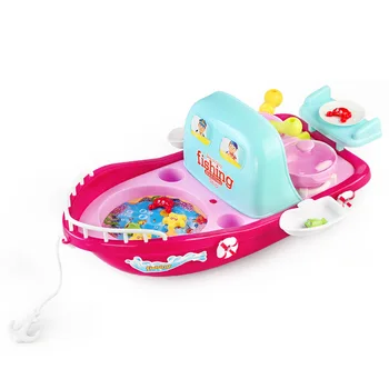 

2 In 1 Cooking Fishing Toy Pretend Play Baby Toys Children Lighting Intelligence Kitchen Toys Play Food Electric Toy