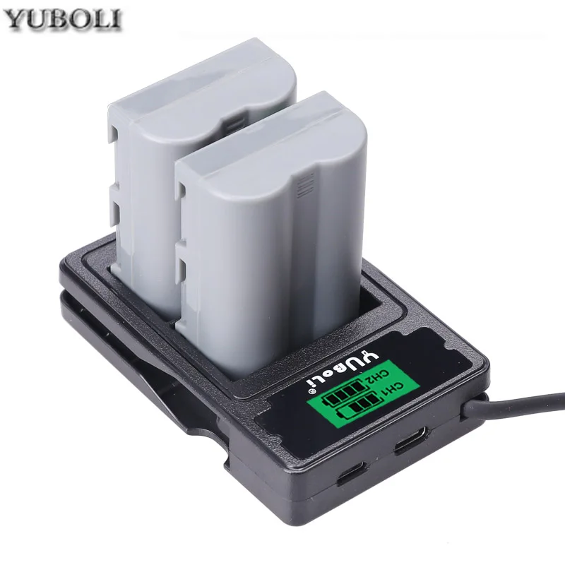 Высокое качество 2 шт. EN-EL3e EL3e 7,4 V 2400 мА/ч, Камера Батарея для Nikon ENEL3E RU EL3E D30 D50 D70 D90 D70S D300 Камера аксессуары