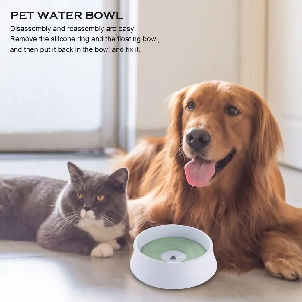 Pet Dog Cat водяная чаша инновационный плавучий напиток миски для воды всплеск кошка поставки кастрюль автоматический питьевой фонтан