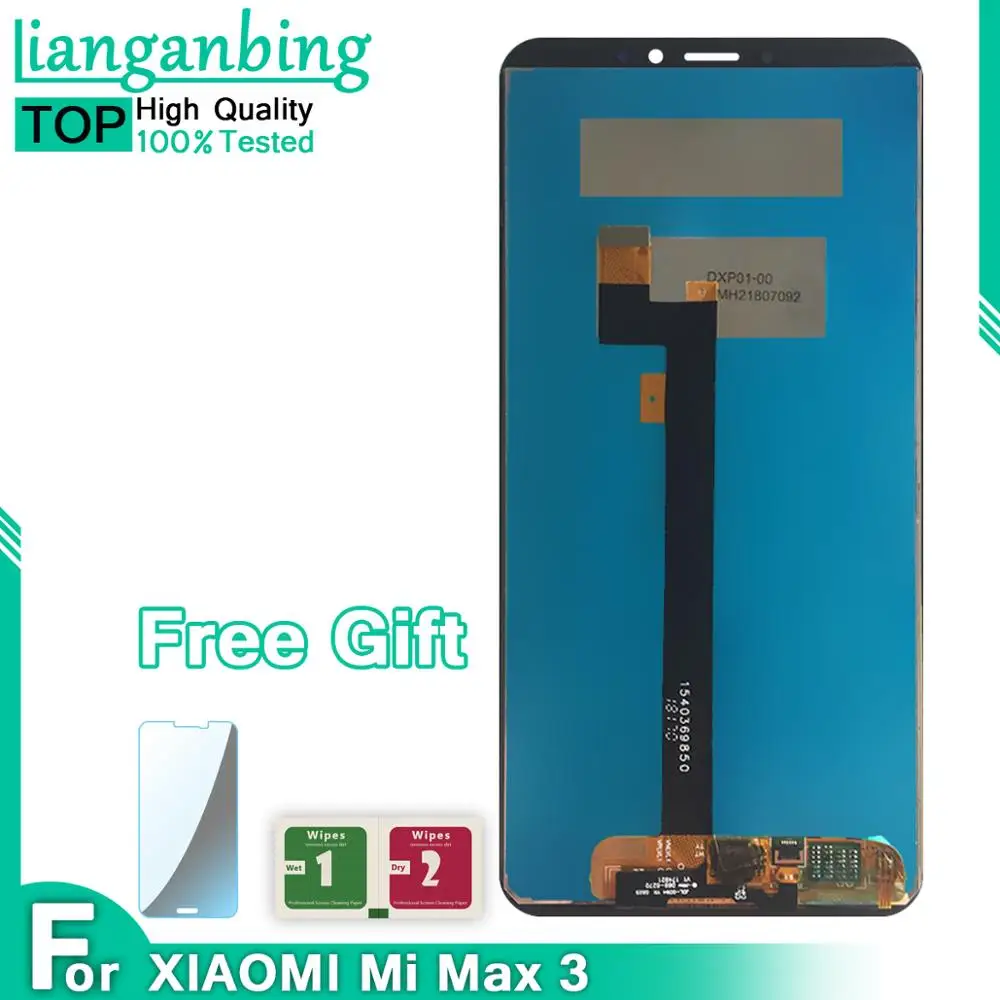 ЖК дисплей для XIAOMI Mi Max 3 с сенсорным экраном и дигитайзером в сборе запасные части