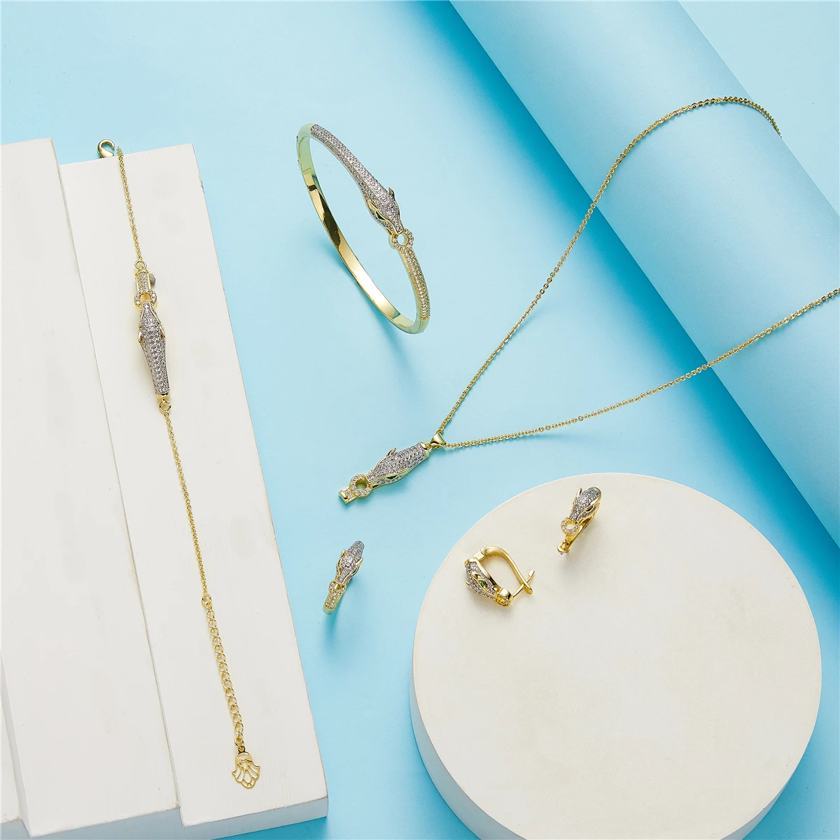 Марокканский кафтан свадебный набор украшений для женщин зеленый камень