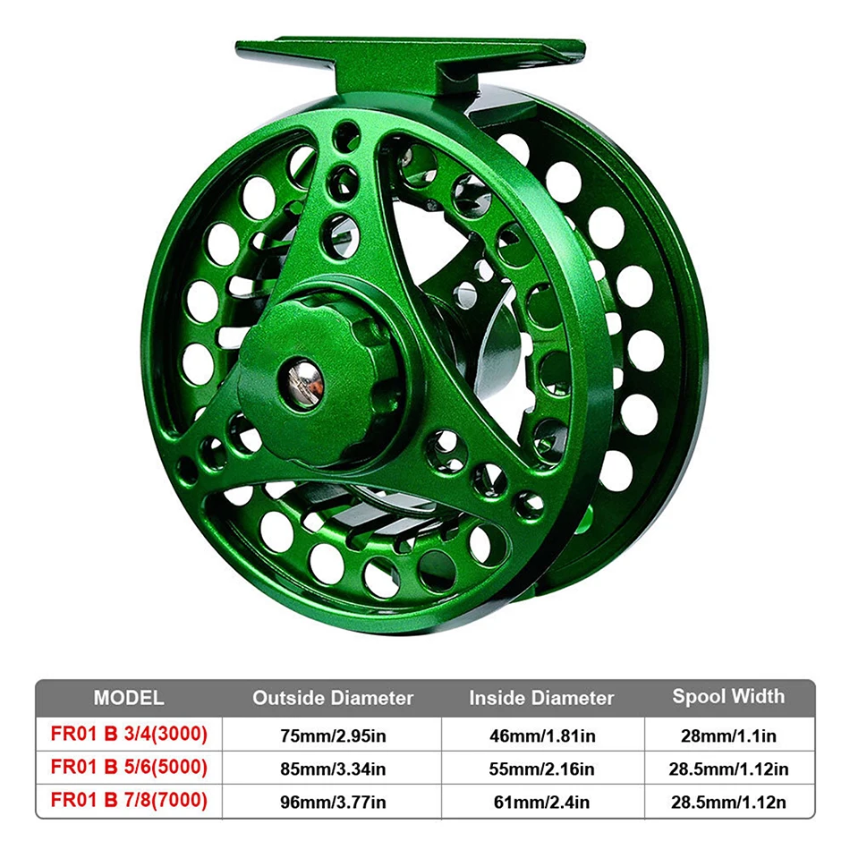Fly Fishing Reel Aluminum Alloy 3/4 5/6 7/8 WT 2+1BB Interchangeable For Saltwater And Freshwater Fly Wheel Fishing Accessories Fly Fishing Reel Aluminum Alloy 3/4 5/6 7/8 WT 2+1BB Interchangeable For Saltwater And Freshwater Fly Wheel Fishing Accessories