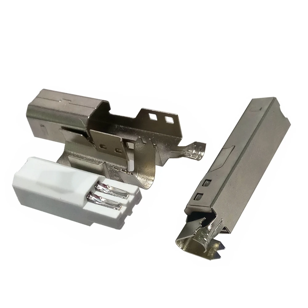 Usb-Schnittstelle Usb-B Tipo Mеnlichen Quadrat Xo Schwei Draht Drei Stück Drucker Stecker 10 Set