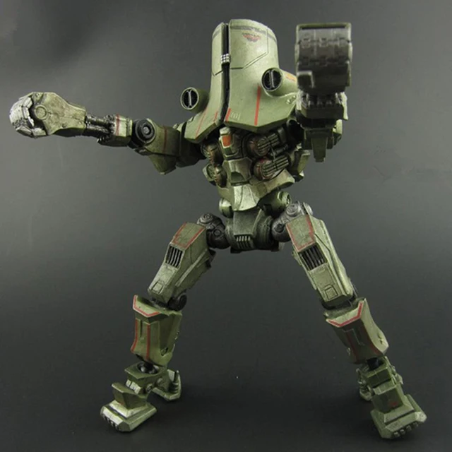 Bandai Action Figures Pacific Rim Red Tramp 7-inch Japanese Mecha Model Room Ornament Handmade Children Christmas Gift Toy 3