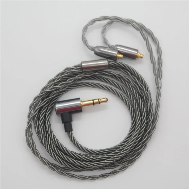 Модернизированный кабель для наушников типа C MMCX для Shure E215 SE315 SE425 SE535 SE846 UE900, сменный кабель, шнуры провода 1,2 м