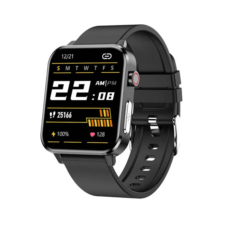 E86 Bluetooth Smart Watch BodyTemperature Blood Pressure Heart Rate Sleep Health Monitoring Bracelet Sport Waterproof Smartwatch