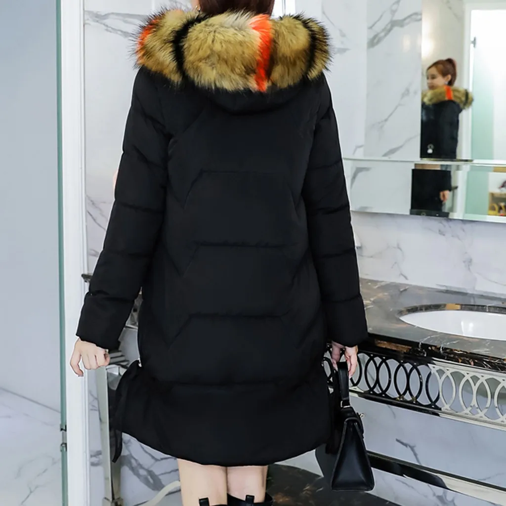 Abrigos mujer invierno, модная женская зимняя теплая хлопковая зимняя куртка с капюшоном, пальто с длинными рукавами, зимняя куртка для женщин, chaqueta