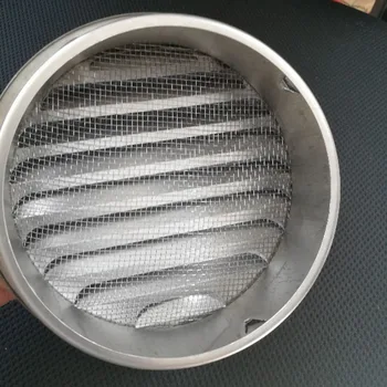 

Stainless Steel Wall Air Exhaust Vent Wall Air Vent Ducting Ventilation Exhaust Grille Cover Outlet 45 ° Downward Tilt