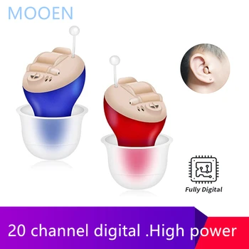 

2020 Best Quality 20 channel digital Mini CIC Hearing Aid Invisible Hearing Aids Sound Amplifier Drop Shipping Shopping
