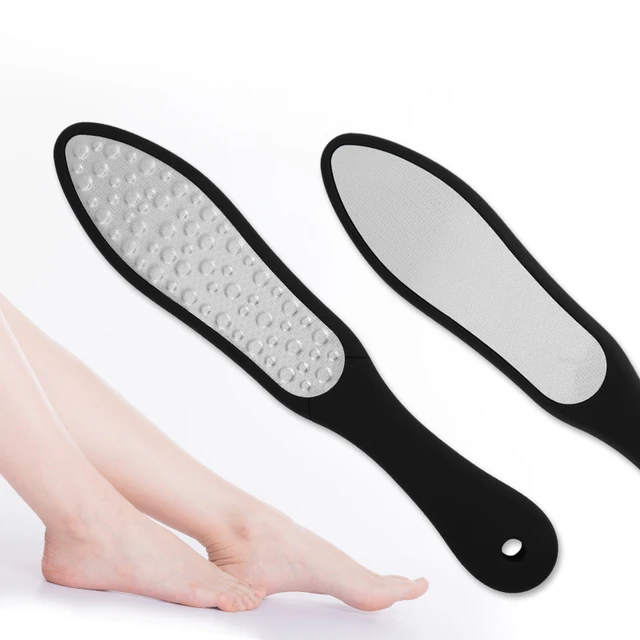 1PC Black Double-Side Foot File Heel Grater For The Feet Pedicure Rasp  Remover Metal Scrub Manicure Nail Tools Professional - AliExpress