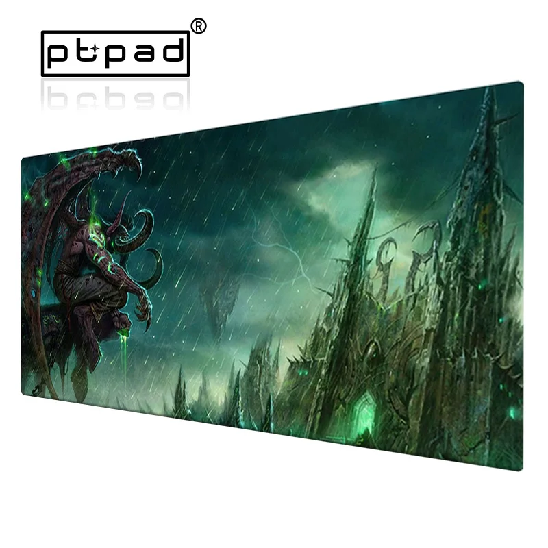 

800*300*2mm Large XL Gaming Worlds of Warcrafts Locking Edge Computer Mousepad Game WOWs Dragon PC Desk Mat Gamer Play Mouse Pad