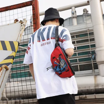 

New fashion chest bag waist bag small bag Korean version of single shoulder bag backpack trend