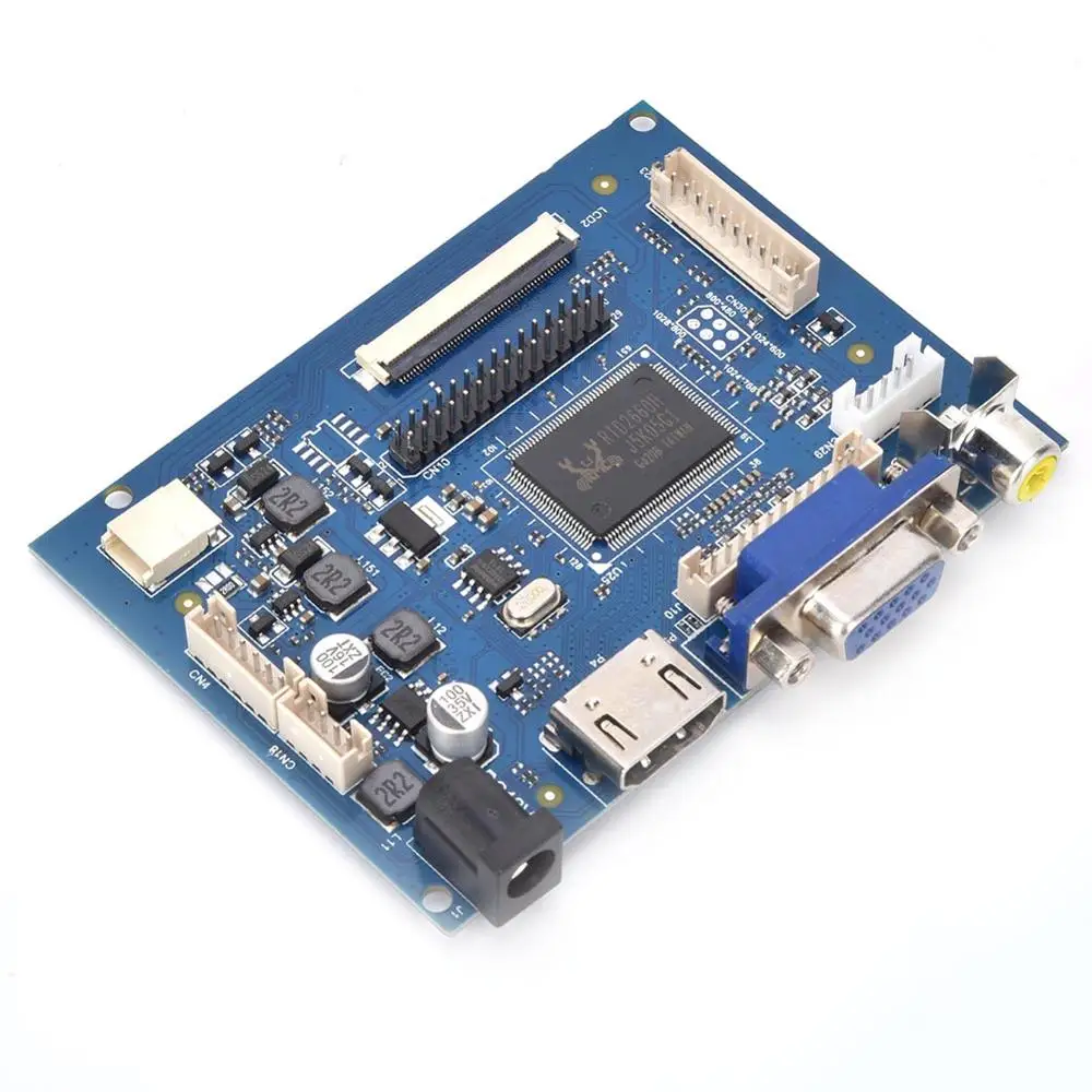 VGA 2AV Реверсивный драйвер платы для 7 дюймов AT070TN92 800x480 ЖК-дисплей инструмент