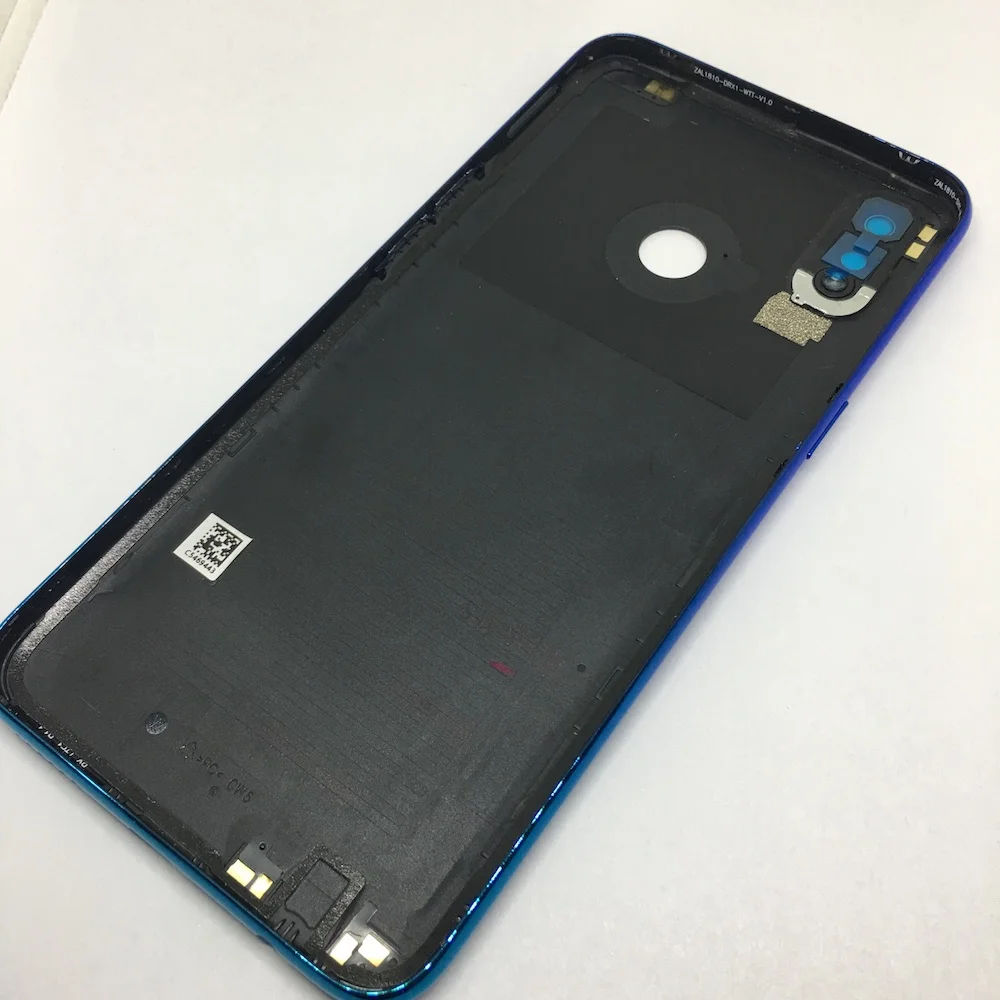 Градиентный стеклянный чехол для OPPO Realme 3 задняя крышка корпус батареи с объективом камеры